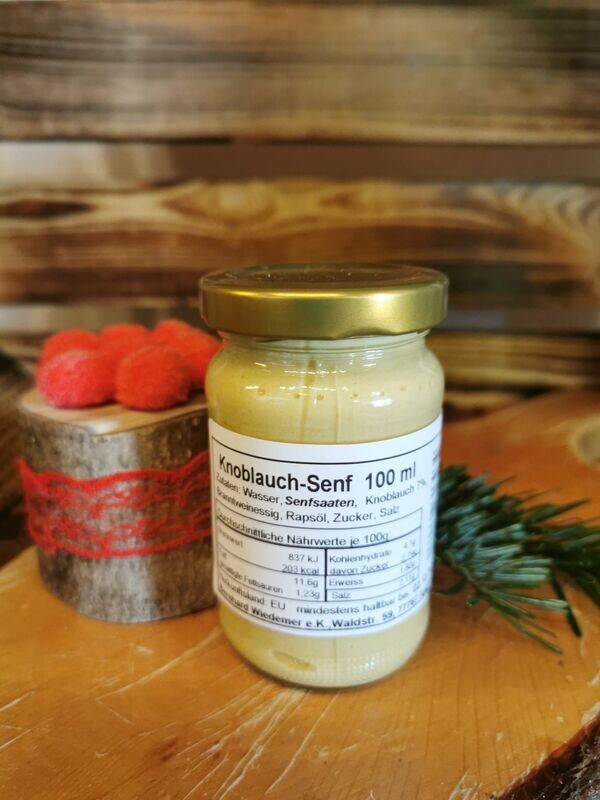 Knoblauch Senf