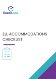 ELL Accommodations Checklist