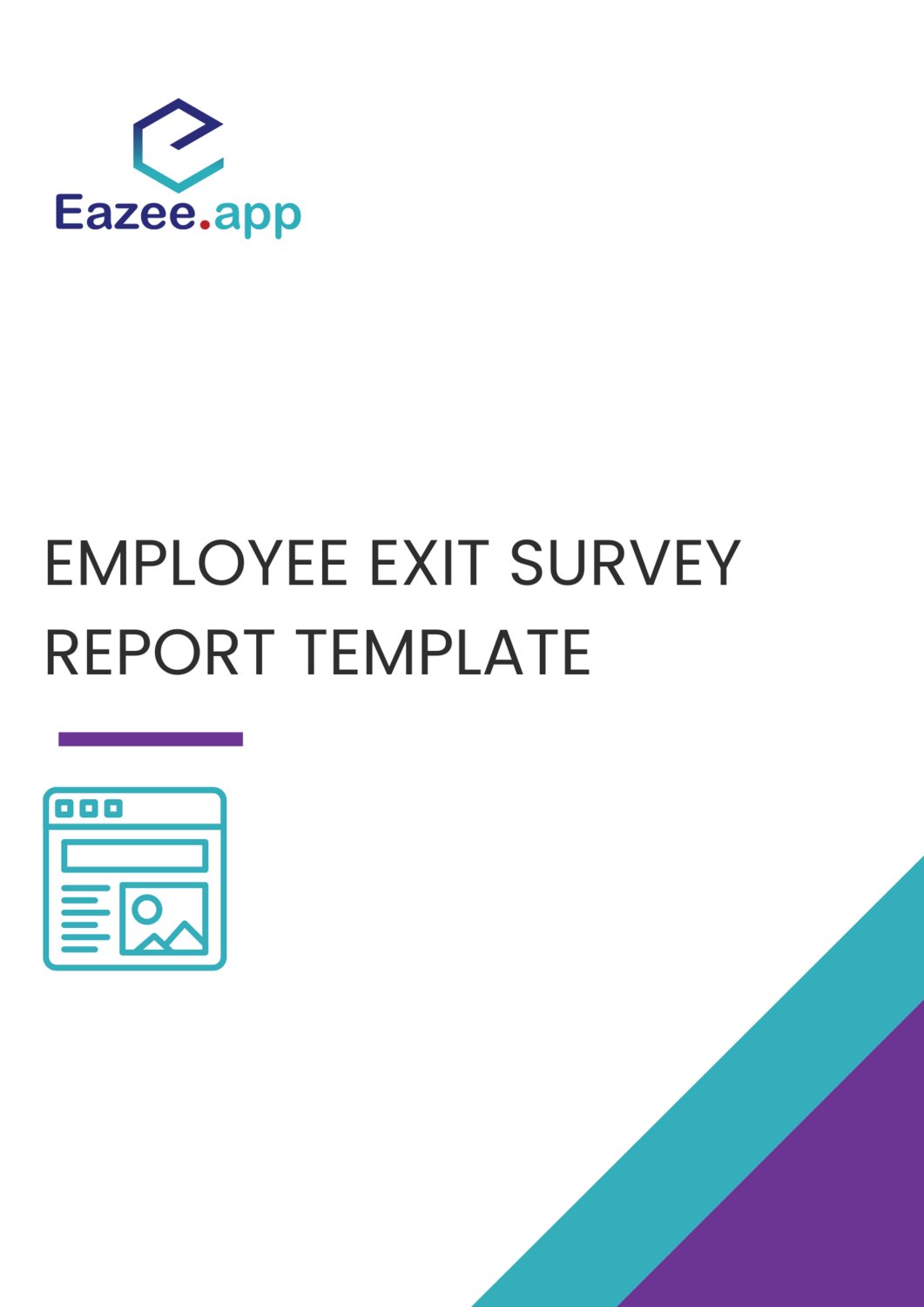 Employee exit survey report template