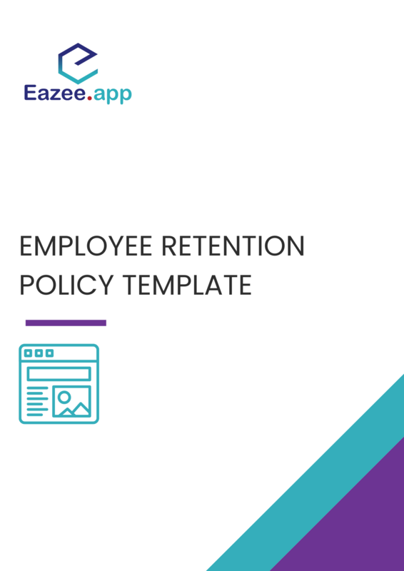 Employee retention policy template