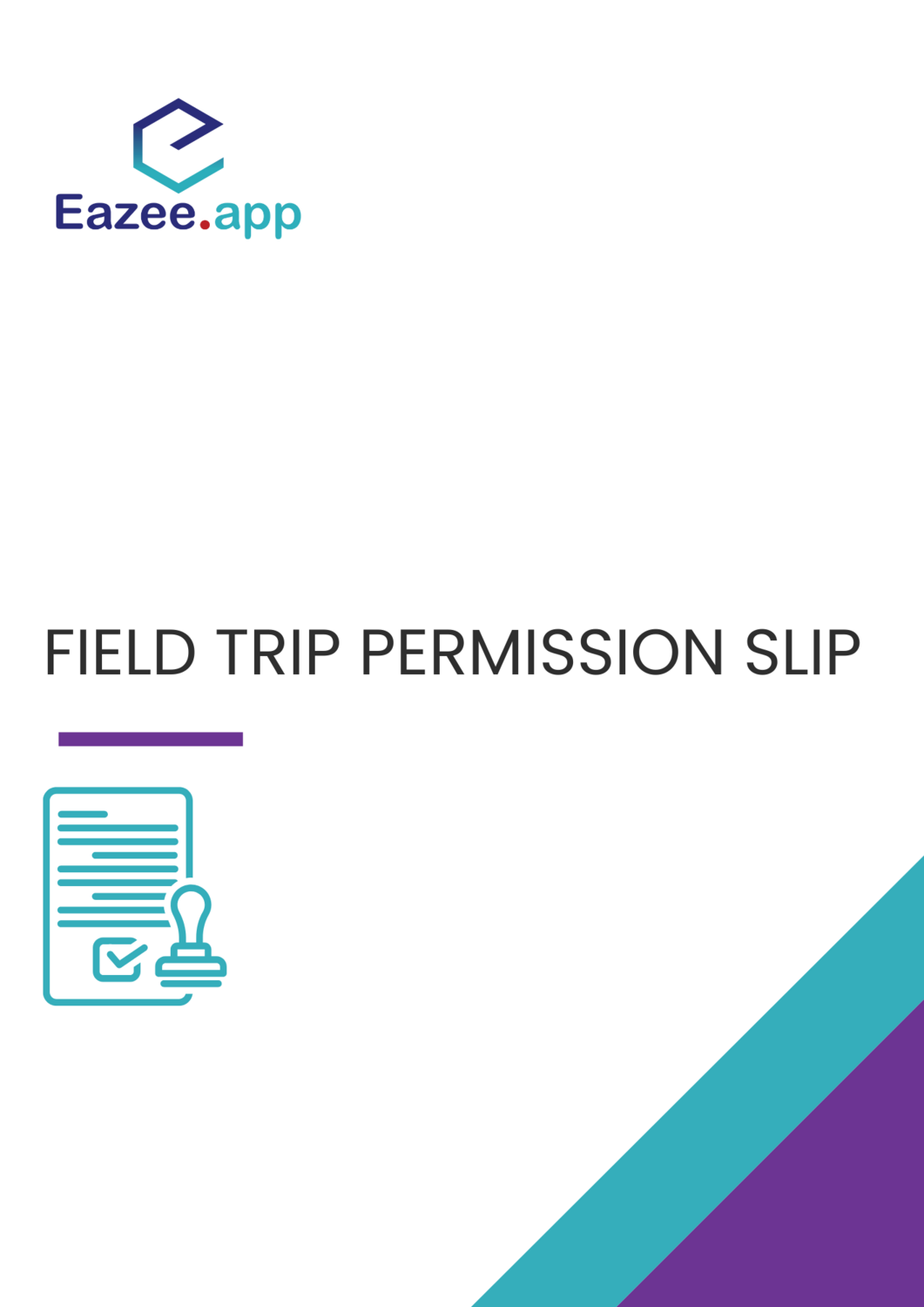 Field Trip Permission Slip