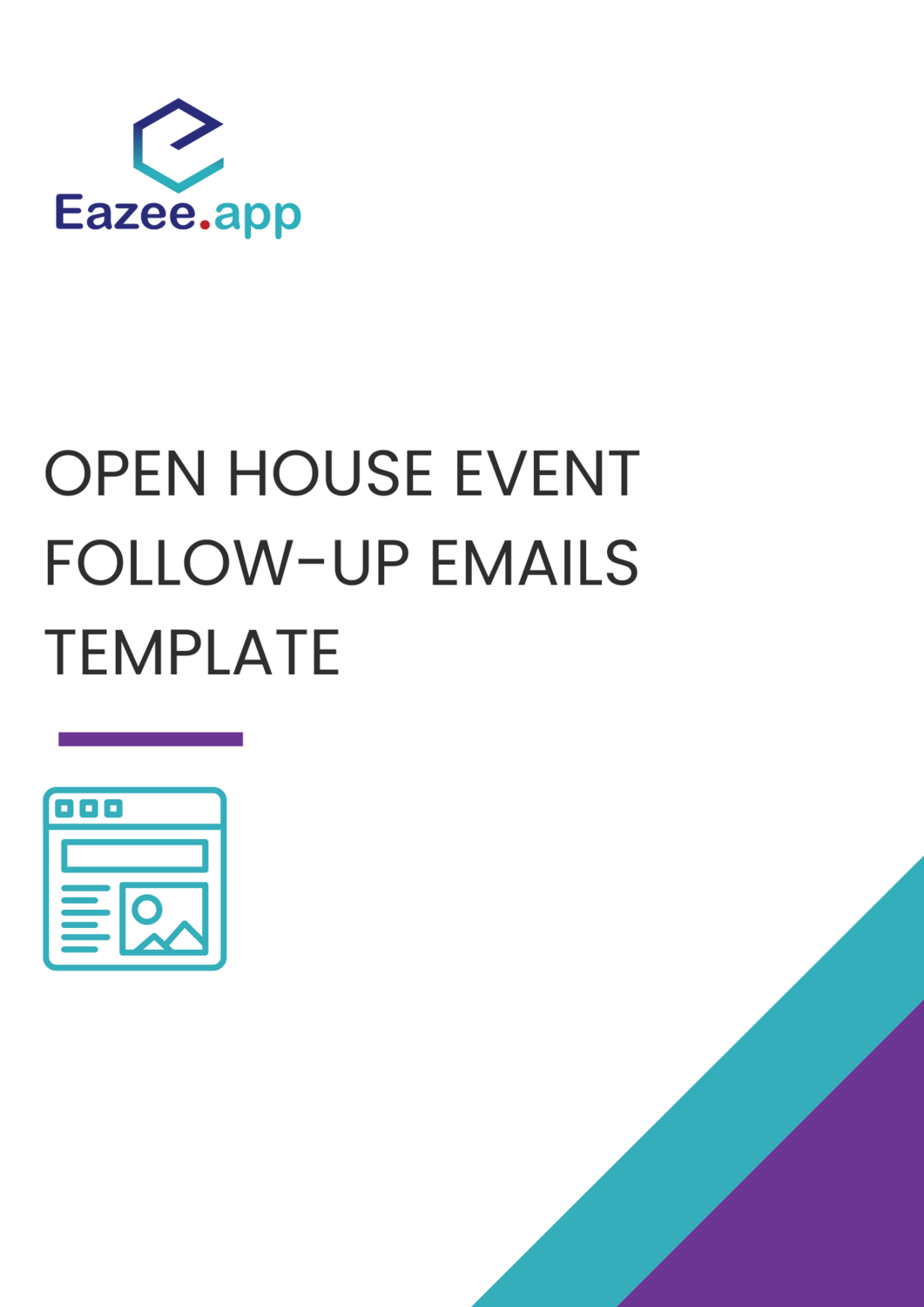 Open house event followup emails template