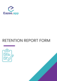 Retention report form