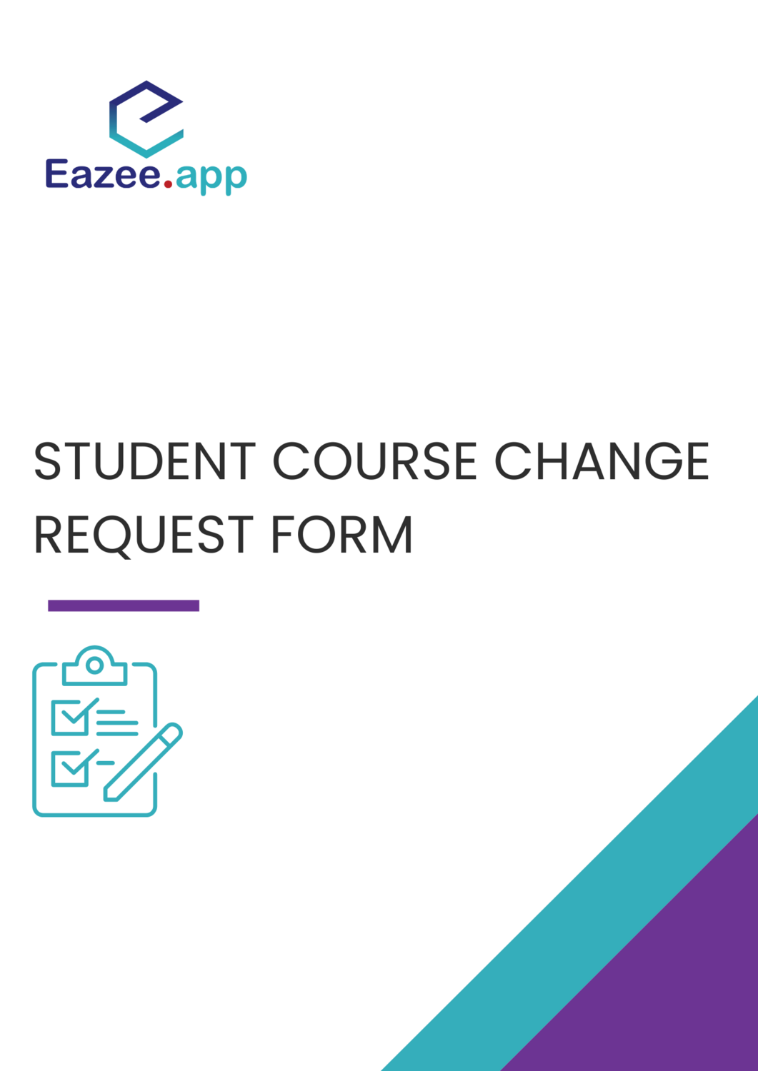 Student Course Change Request Form student-course-change-request-form