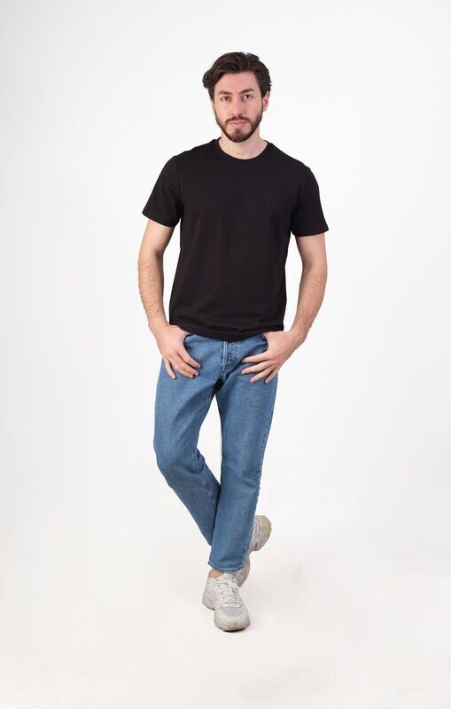 Erkek Siyah Basic Tshirt