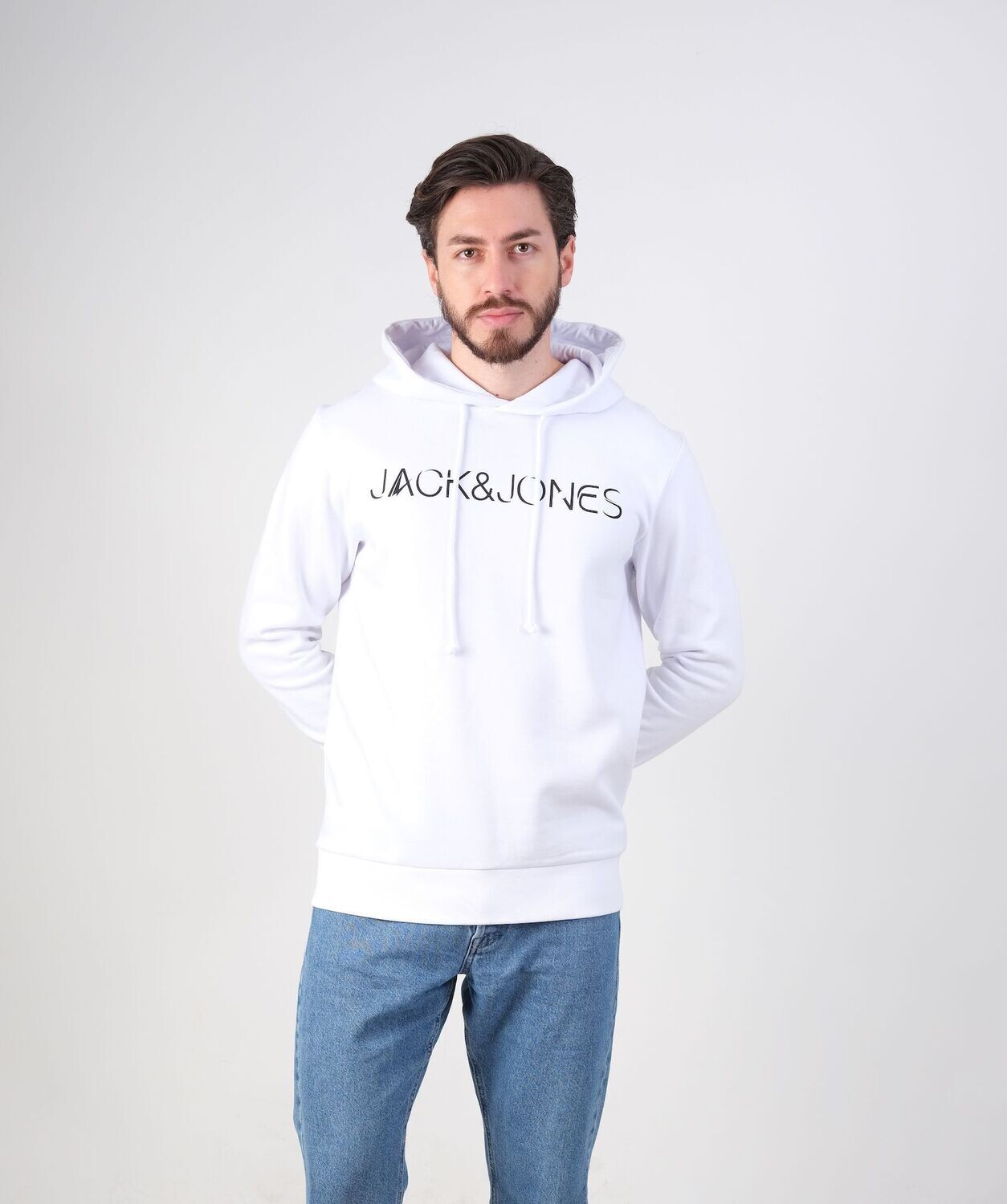 J&J Beyaz Sweatshirt