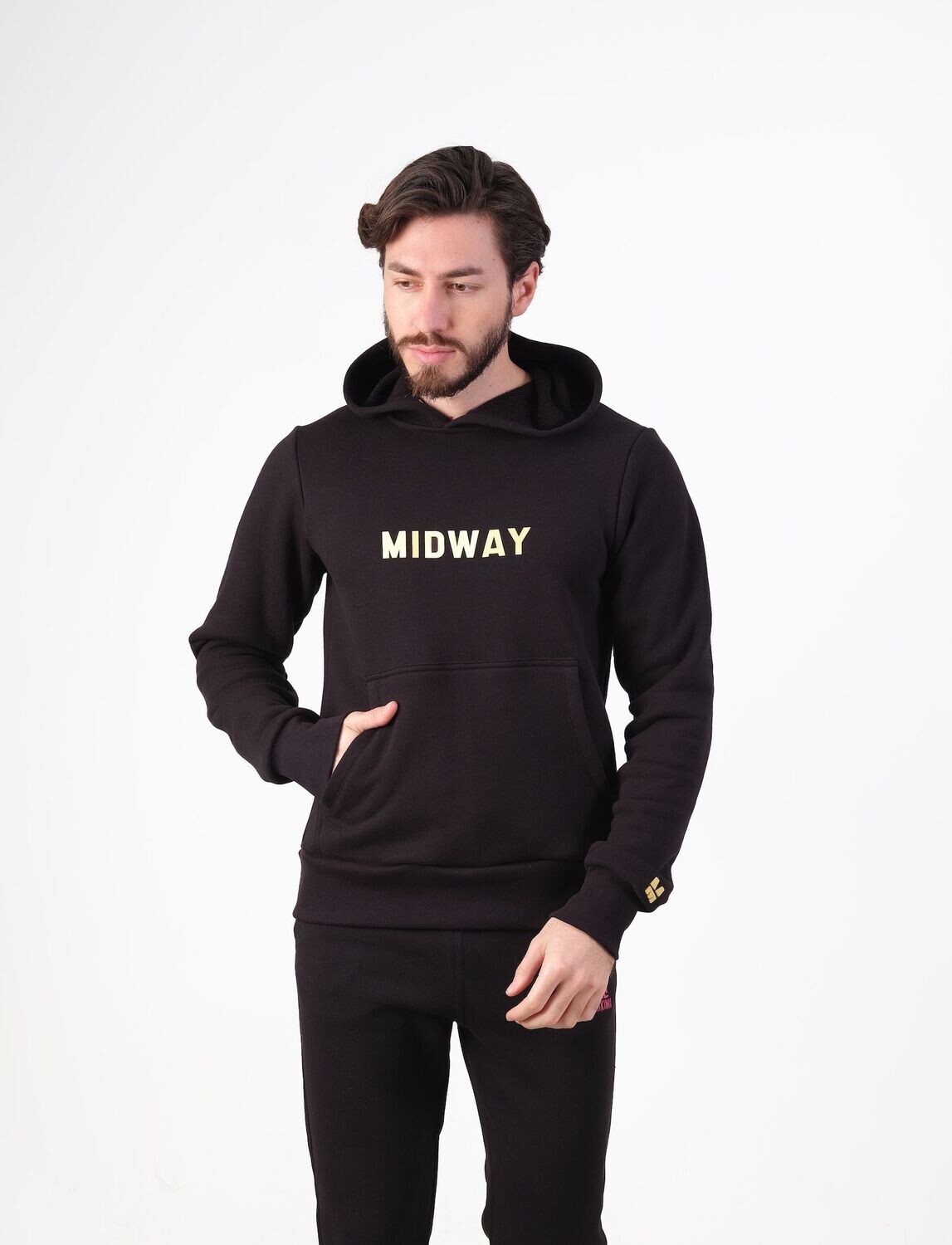 Midway Siyah Erkek Sweatshirt