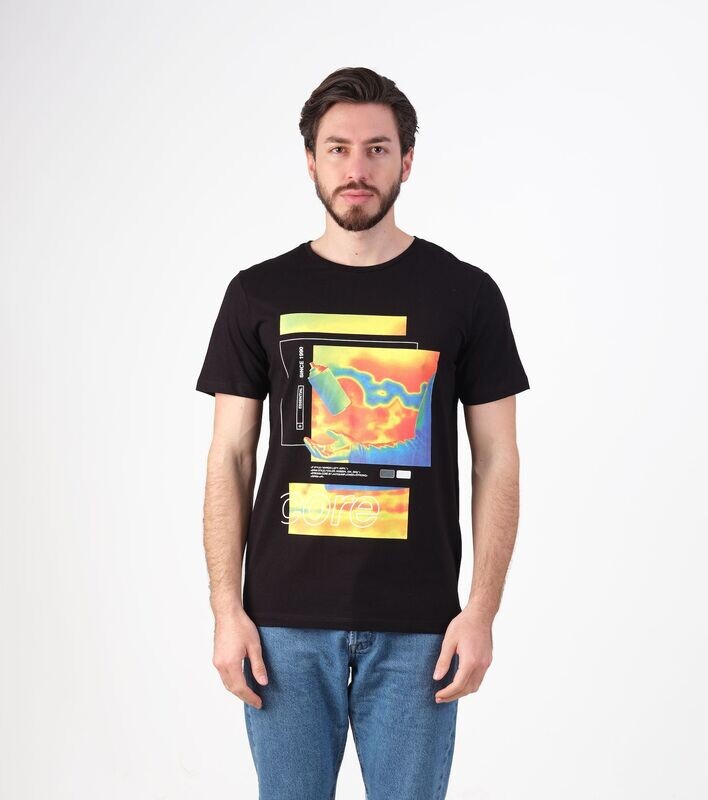 Korona Baskı Detaylı Tshirt