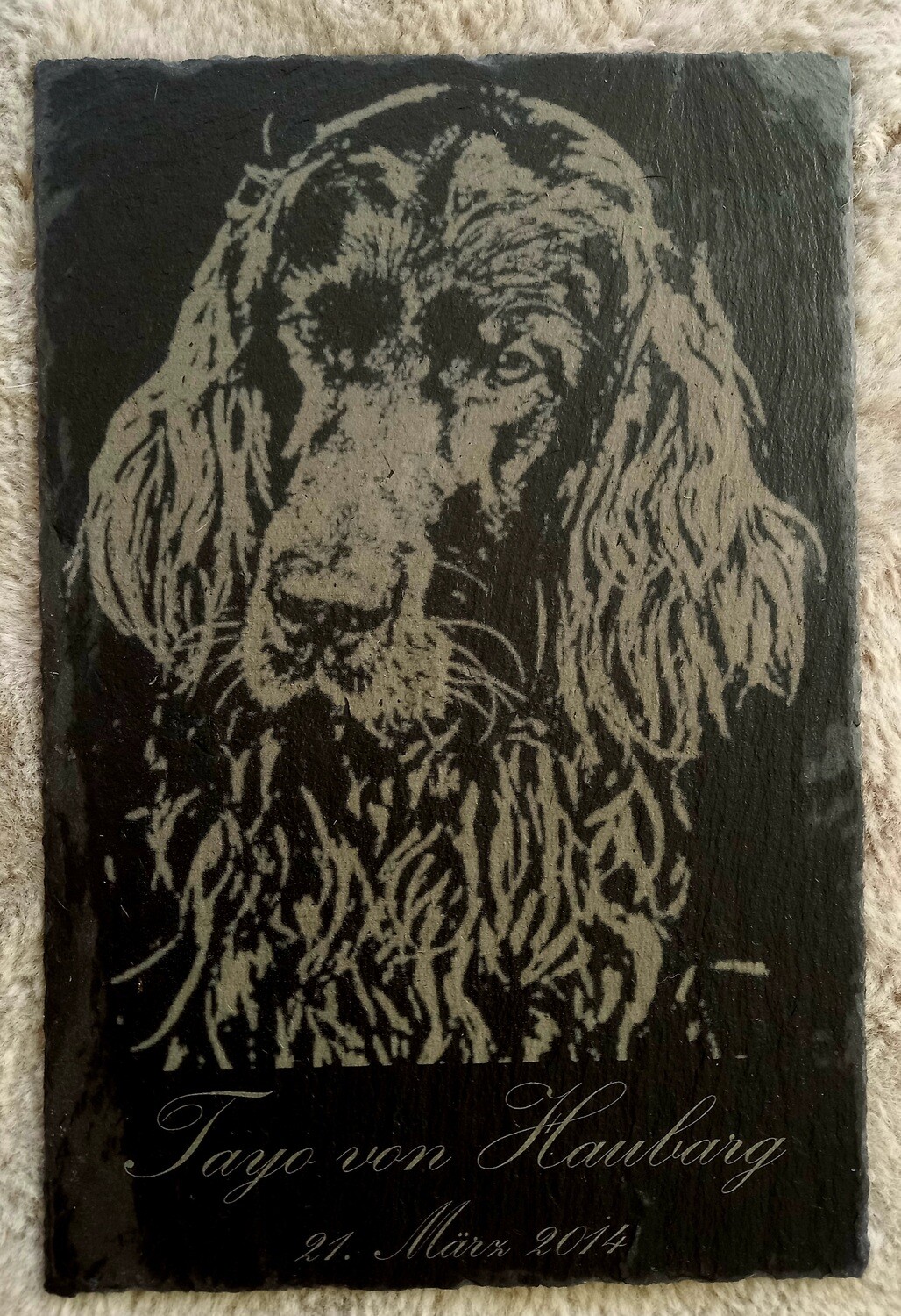Portrait mit Namen 30cm x 20cm