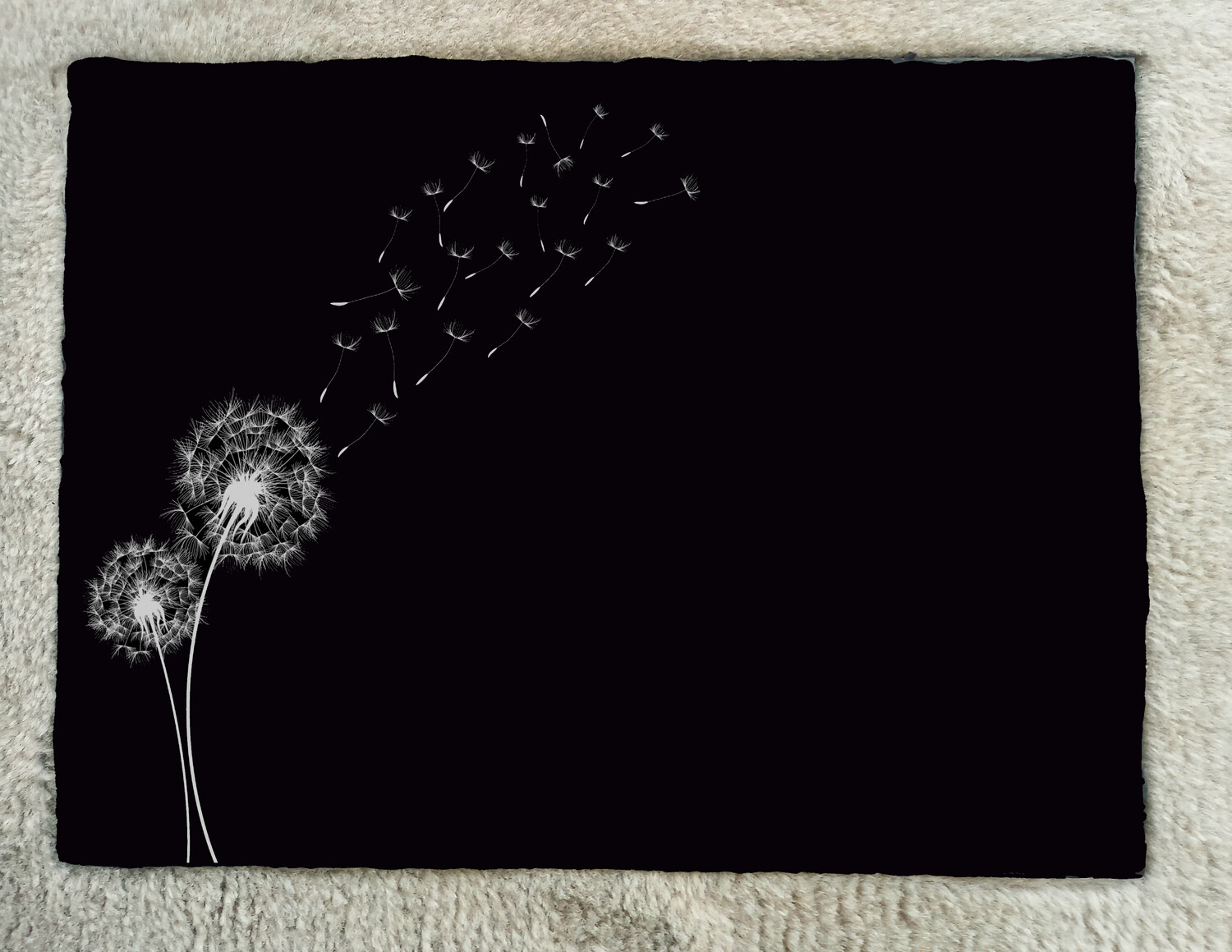 Trauertafel Pusteblume