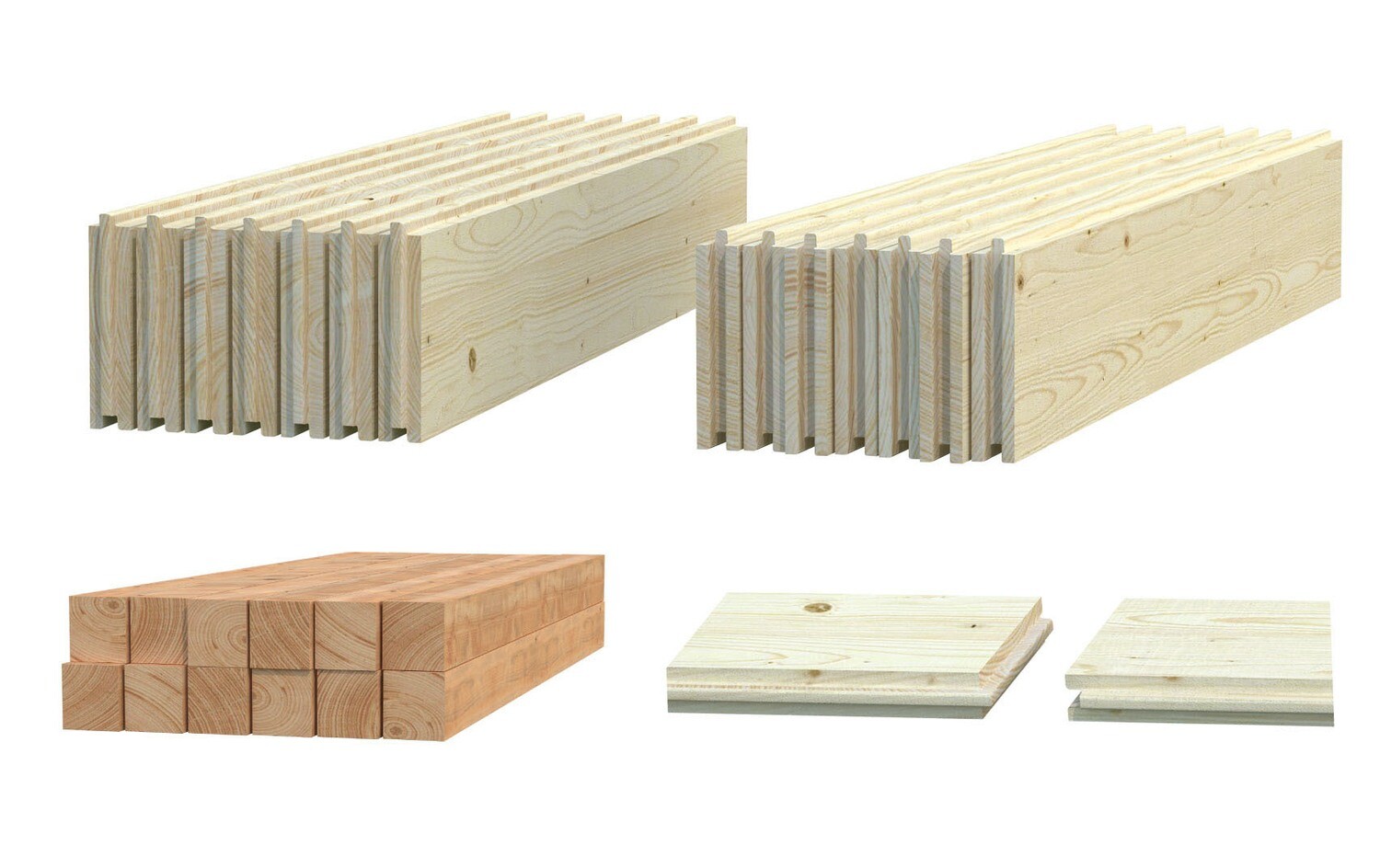 Ella 6,9 m2 plancher en bois 19mm au choix