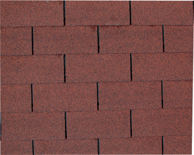Shingles rouge, 1 paquet=3m2