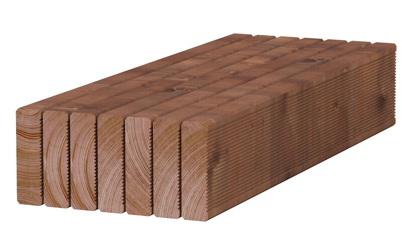 Plancher Betty 9,9 m2 Autoclave Marron