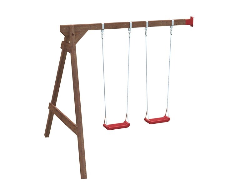 Aire de jeux Jesper - Balançoire accolable en bois