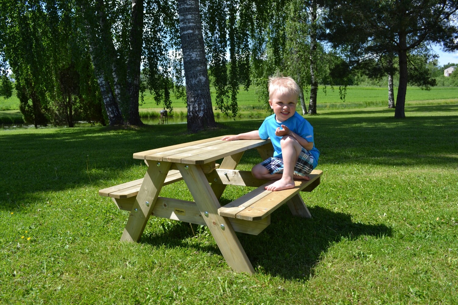 Table de pique-nique enfant Lisbet en bois
