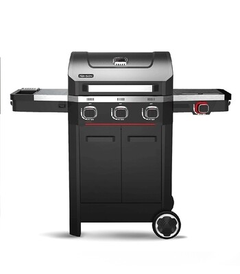 Barbecue au gaz Hamson Mercury 3T en noir mat