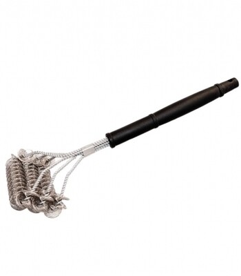 Brosse de nettoyage à 3 têtes. Acier inoxydable