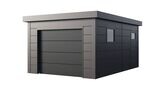 Garage en acier Eleganto 3654 de 19,4 m² Telluria