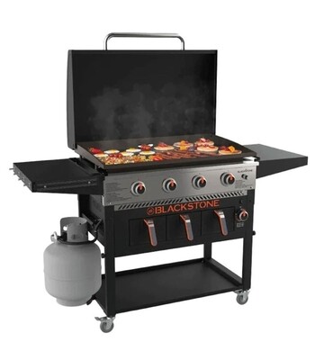 Plancha au gaz Blackstone 36 pouces (91 cm) sur pieds avec couvercle et friteuse AirFryer