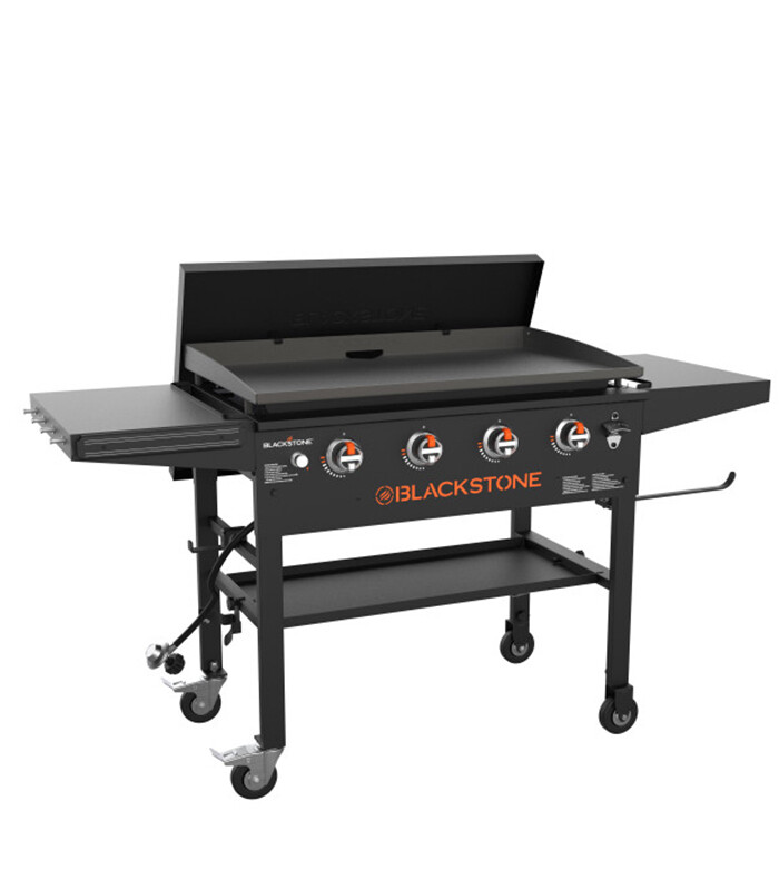 Plancha au gaz Blackstone avec couvercle 36 pouces  (91 cm) sur pieds