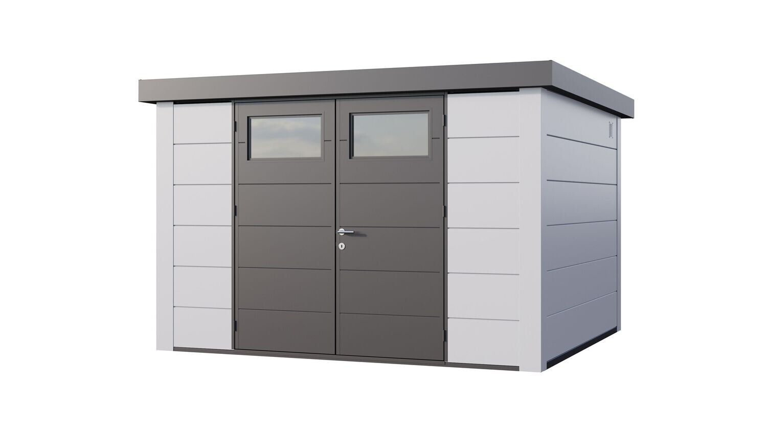 Abri de jardin en acier Eleganto 3330 de 9,8 m²