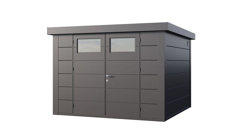 Abri de jardin en acier Eleganto 3030 de 8,9 m²