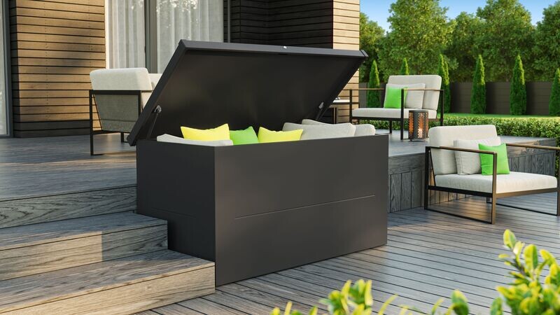 Nevio box de rangement Telluria 1.2m² (160)  ou 1.3m² (180)  Anthracite