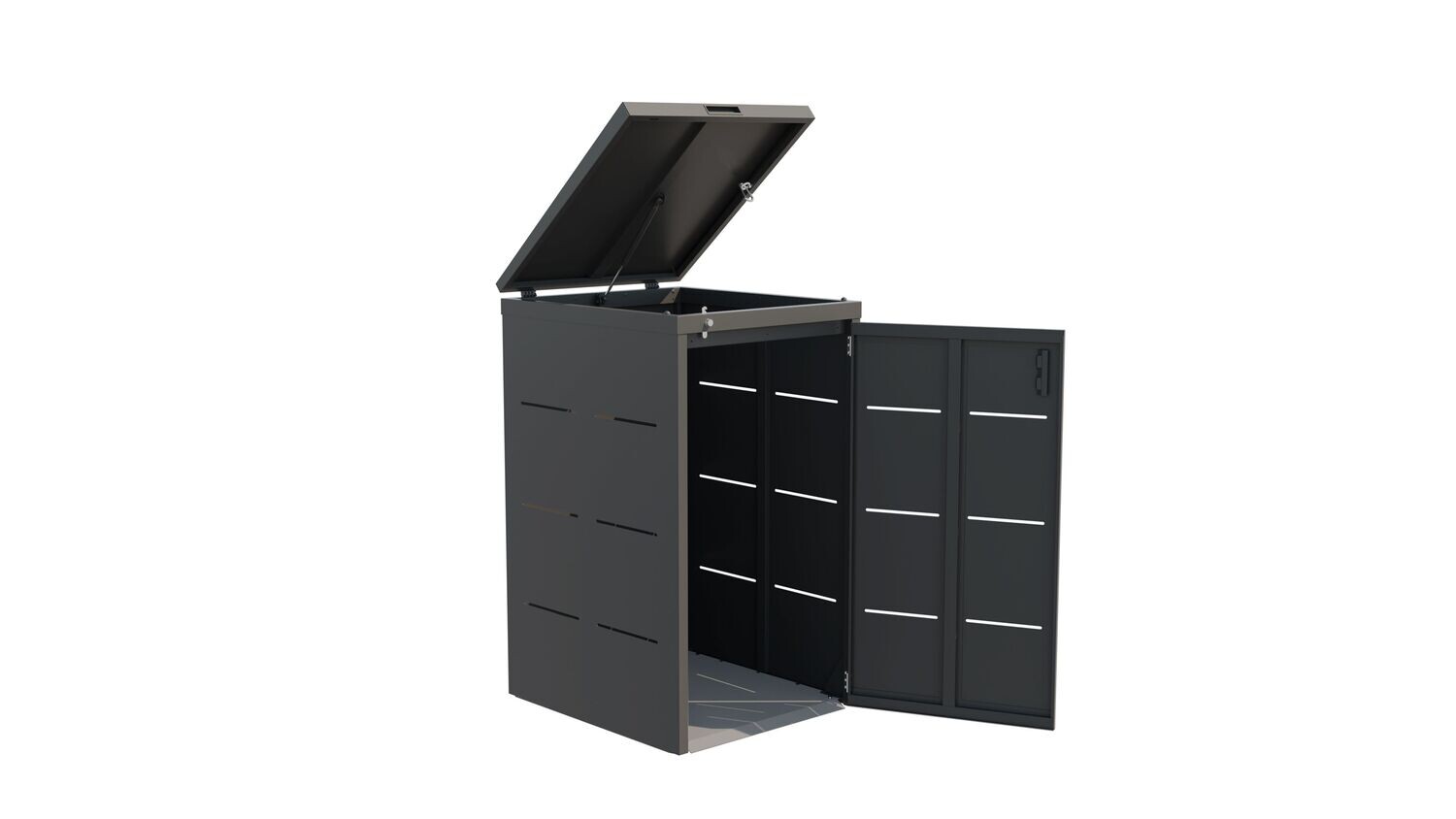 Cestino Telluria Box de rangement à poubelles Anthracite