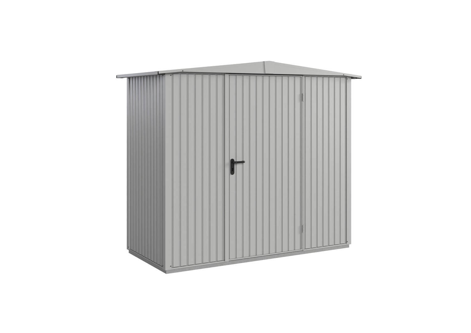 Abri de jardin Berry Classic à toit en pente 3.2 m2 en metal Type 1 avec 1 portillon au 2 portillons