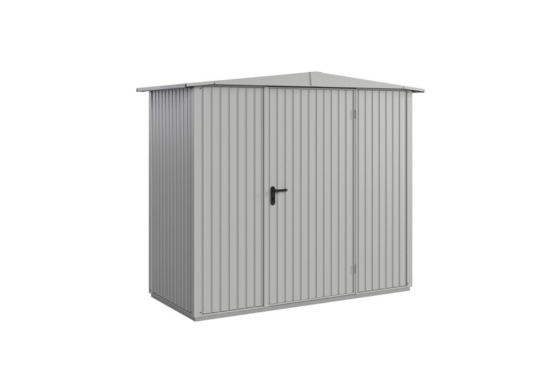 Abri de jardin Berry Classic à toit en pente 3.2 m2 en metal Type 1 avec 1 portillon au 2 portillons