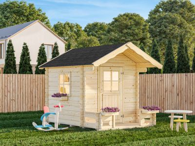Cabane enfant  en bois KIDS Sam 2,4 m2 Naturel