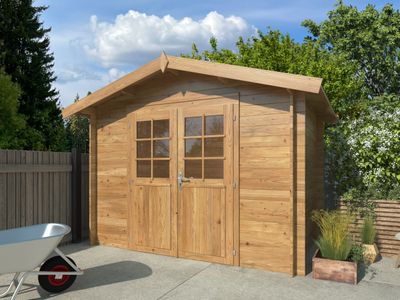 Abri de jardin en bois Valentine 4,7 m2 Autoclave Marron
