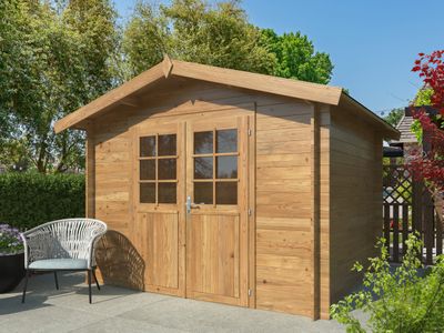 Abri de jardin en bois Valentine 6,1 m2 Autoclave Marron