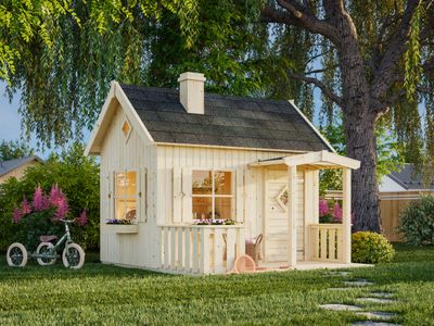Cabane enfant  en bois KIDS Otto 3,6 m2  au choix