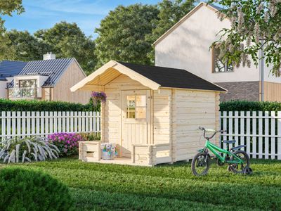 Cabane enfant  en bois KIDS Stina 3,1 m2 Naturel