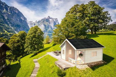 Chalet de loisirs Emily 40,1+5,2 m2 en bois 70 mm Naturel