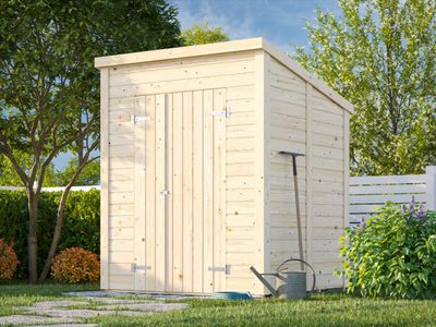 Abri de Rangement toit plat en bois Leif 3,0 m2 au choix