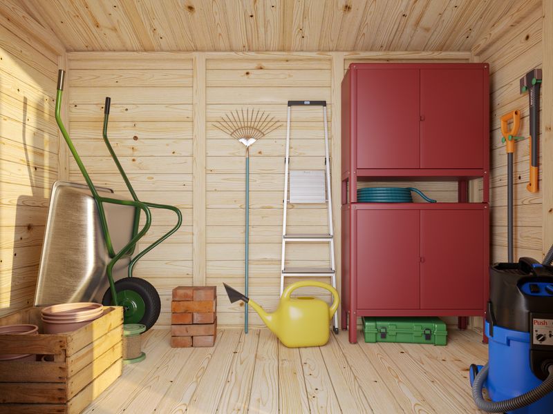 Abri de Rangement toit plat en bois Leif 4,5 m2 au choix