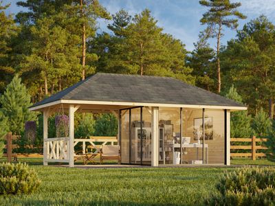 Connect Bianca 16.6 m2 SET 203 SLIDE en bois au choix
