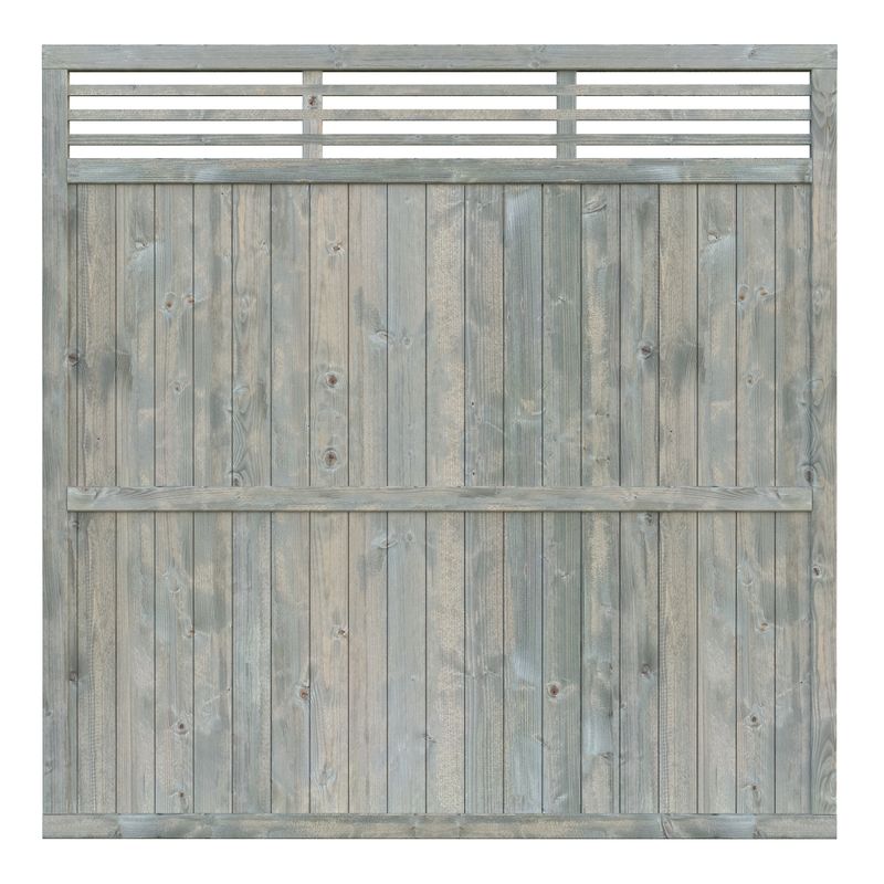 Panneau de clôture Reena 1 en bois 1800x1800 traité au choix