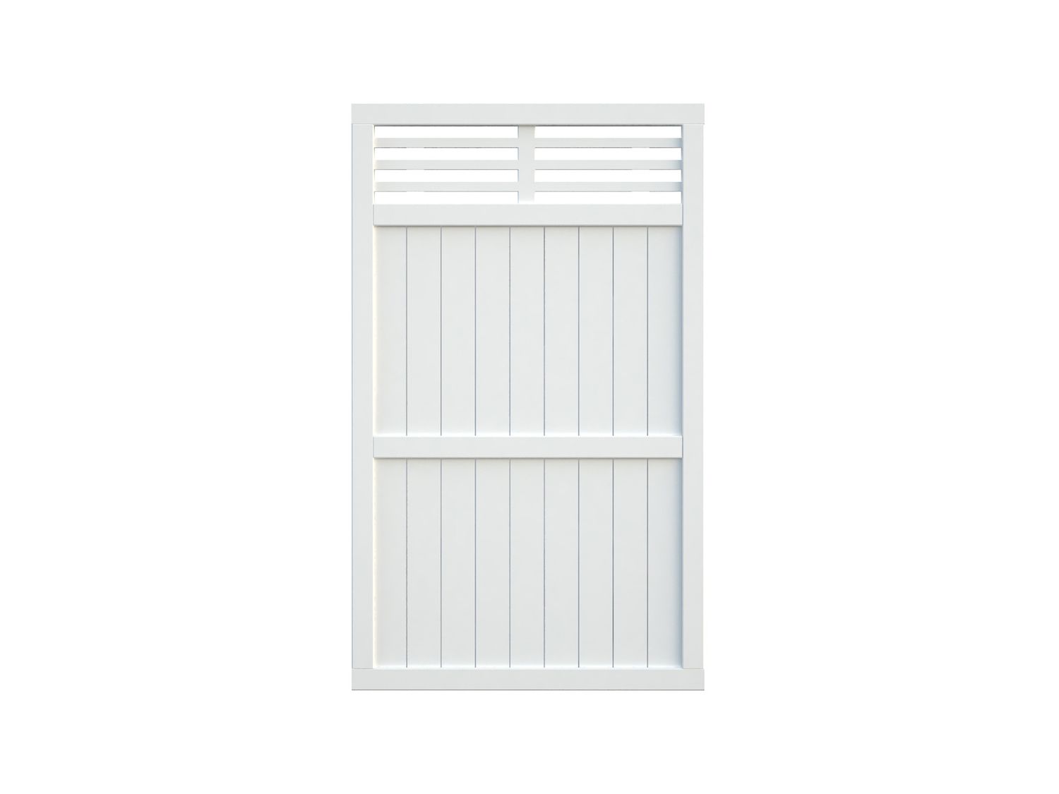 Panneau de clôture Reena 7 en bois 900x1500 traité blanche