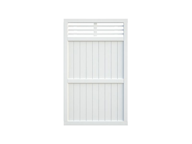 Panneau de clôture Reena 7 en bois 900x1500 traité blanche