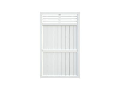 Panneau de clôture Reena 7 en bois 900x1500 traité blanche