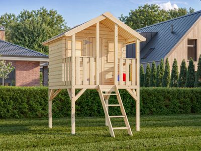 Cabane enfant en bois Toby 2,1 m2 Naturel