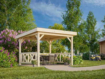 Pavillon Connect Lenna 8,3 m2 SET 301 en bois au choix