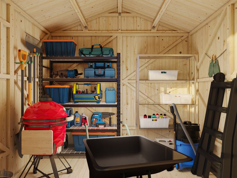Abri de Rangement en bois Nils 5.4 m2 panneaux préfabriqués traité au choix