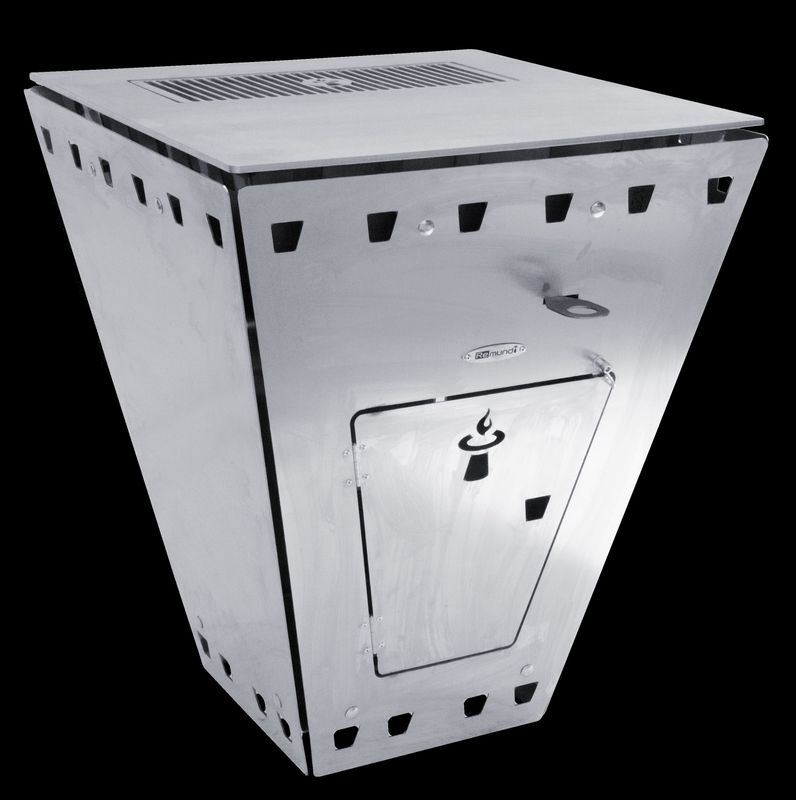 Braséro MAGNUS Remundi Corps TOUT INOX (73*73 cm)