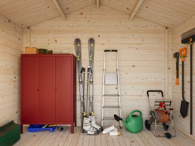 Chalet de jardin deux pentes Vivian 6,9 m2 en bois 28mm avec plancher au choix