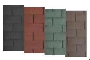 Shingles vert, 1 paquet=3m2