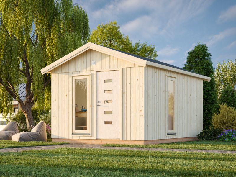 TINY HOUSES Ly 13,6 m2 avec plancher traité Naturel